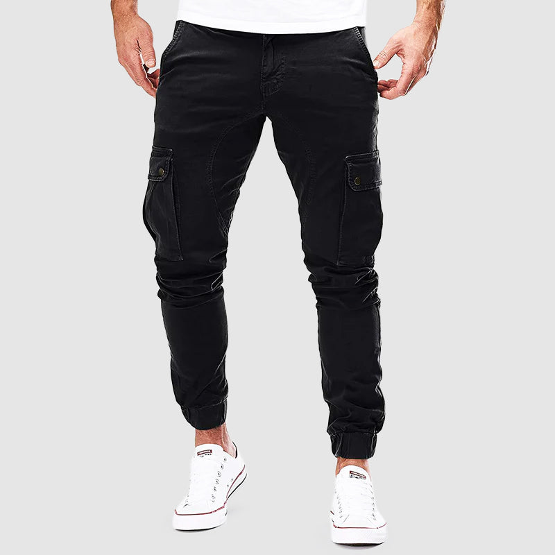 Pantaloni Cargo Uomo in Cotone con Tasche Comodi Stile Urbano