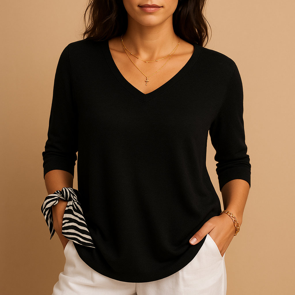 Lussuoso top ampio con vestibilità moderna per donna | Evelien 4
