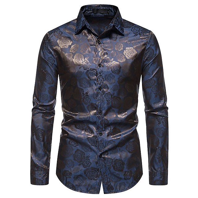 Camicia Uomo Manica Lunga con Bottoni Frontali