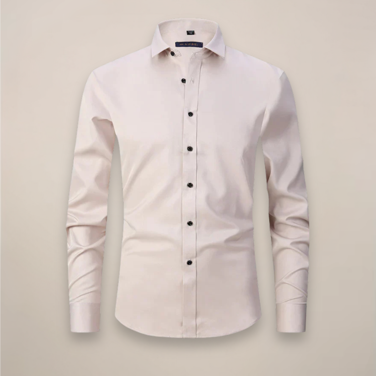 Camicia Uomo Business Manica Lunga Con Bottoni Traspirante