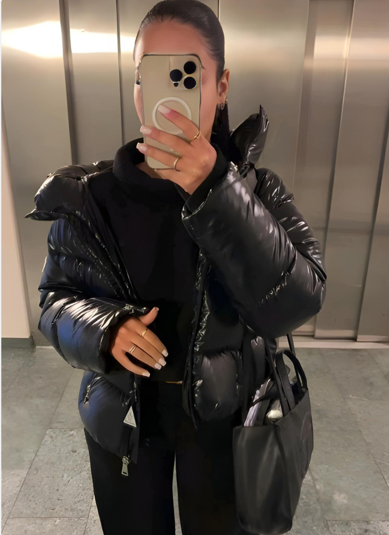 Giacca Donna Imbottita con Chiusura Frontale