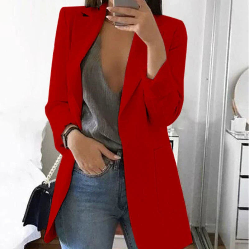 Blazer Donna Linea Pulita Taglio Classico Professionale