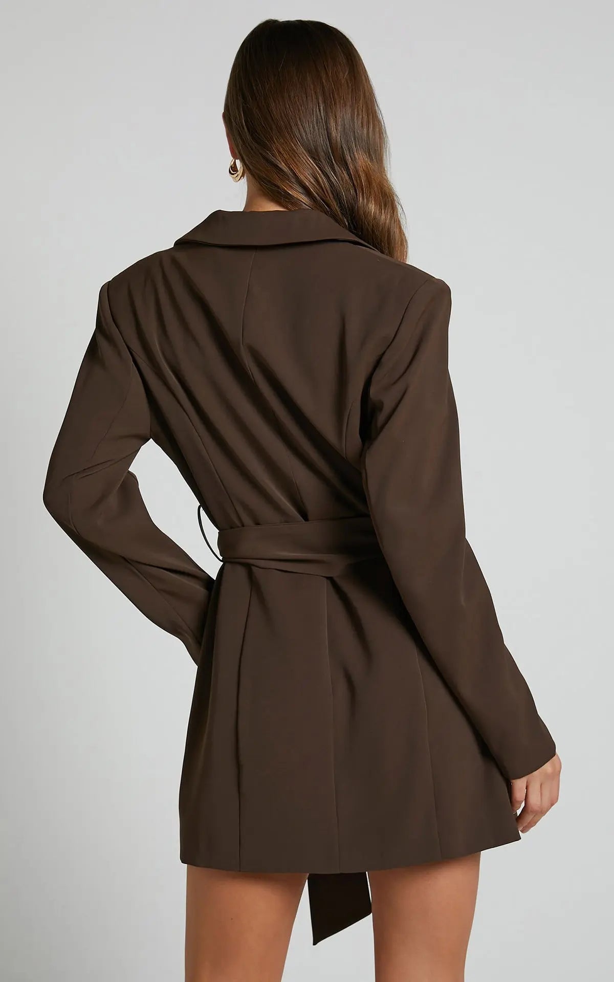 Abito Donna Blazer con Cintura Lineare Slim
