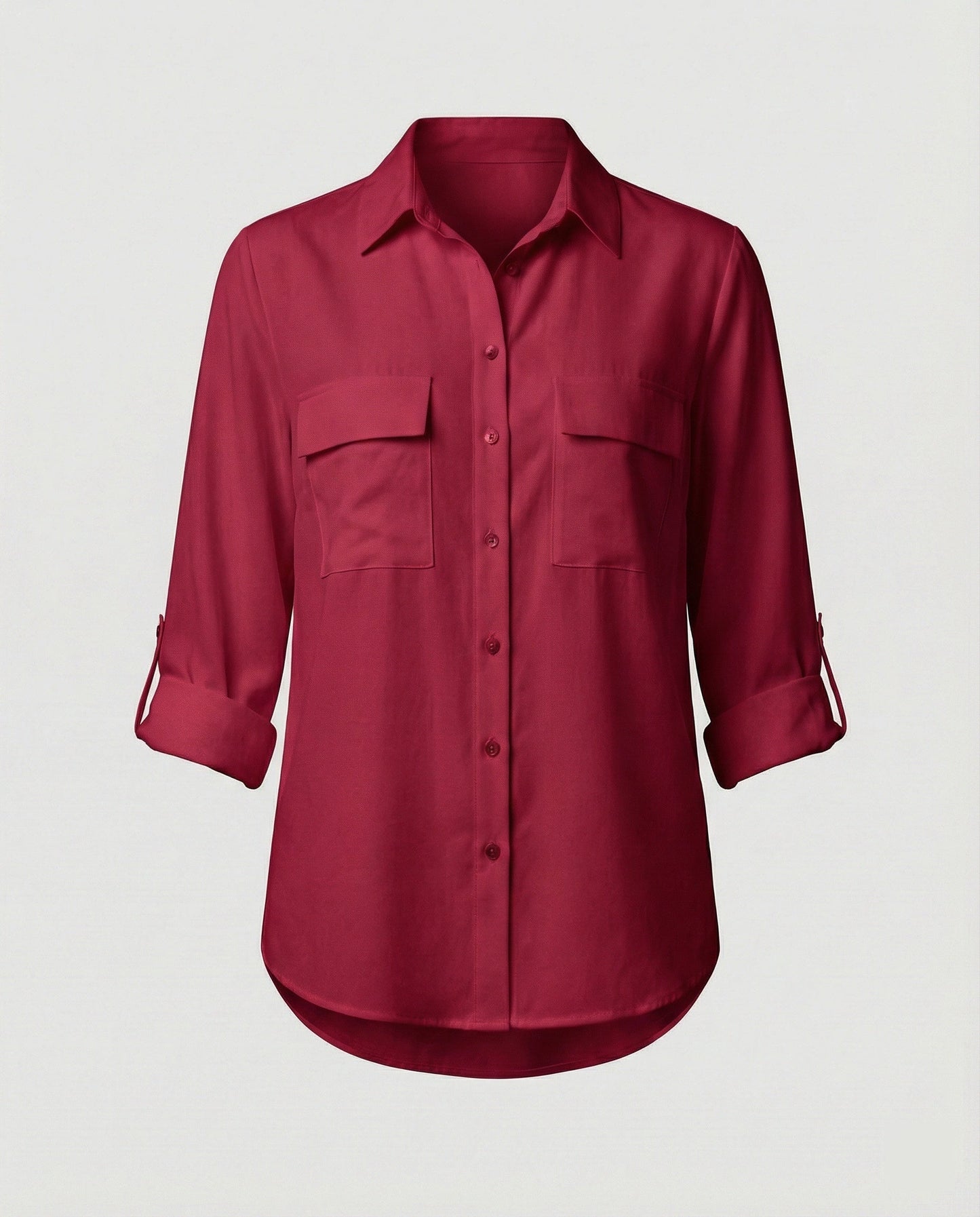 Camicia Donna con Tasche Taglio Classico