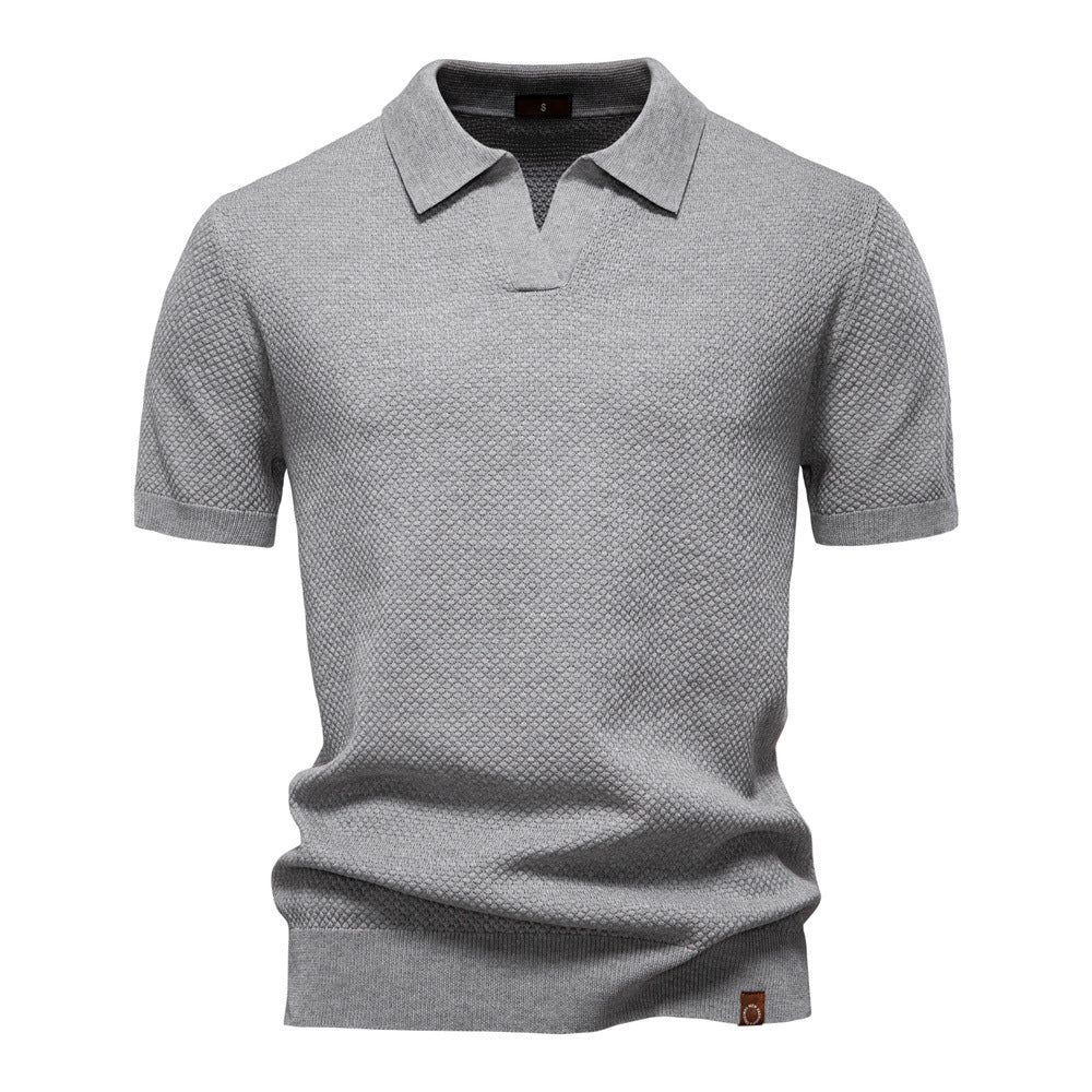 Polo Uomo Strutturata Manica Corta