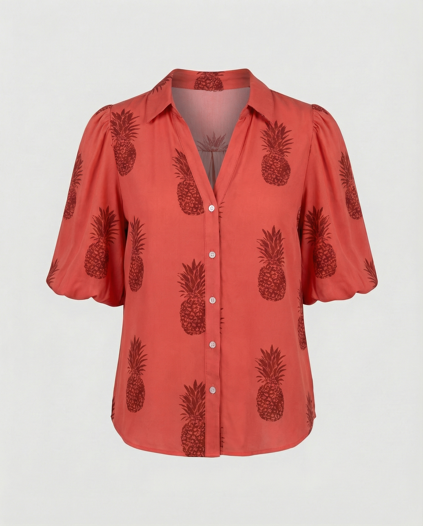 Blusa Donna Stile Boho Vestibilità Regular