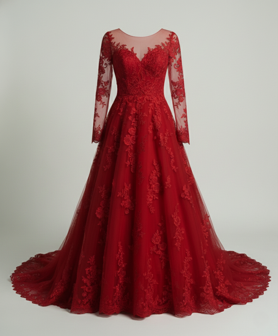 Abito Sposa Donna in Pizzo Elegante