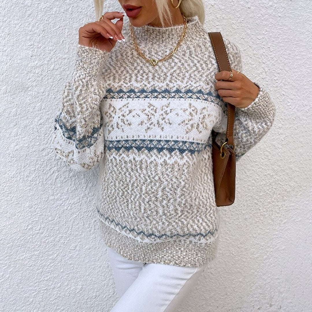 Maglione Donna Norvegese in Maglia Classico