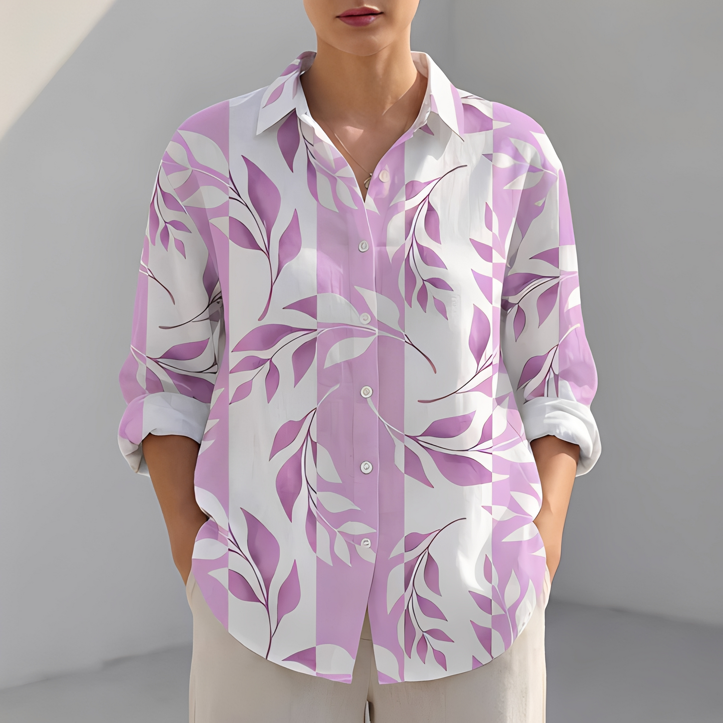 Camicia Donna Estiva Moda Casual Morbida