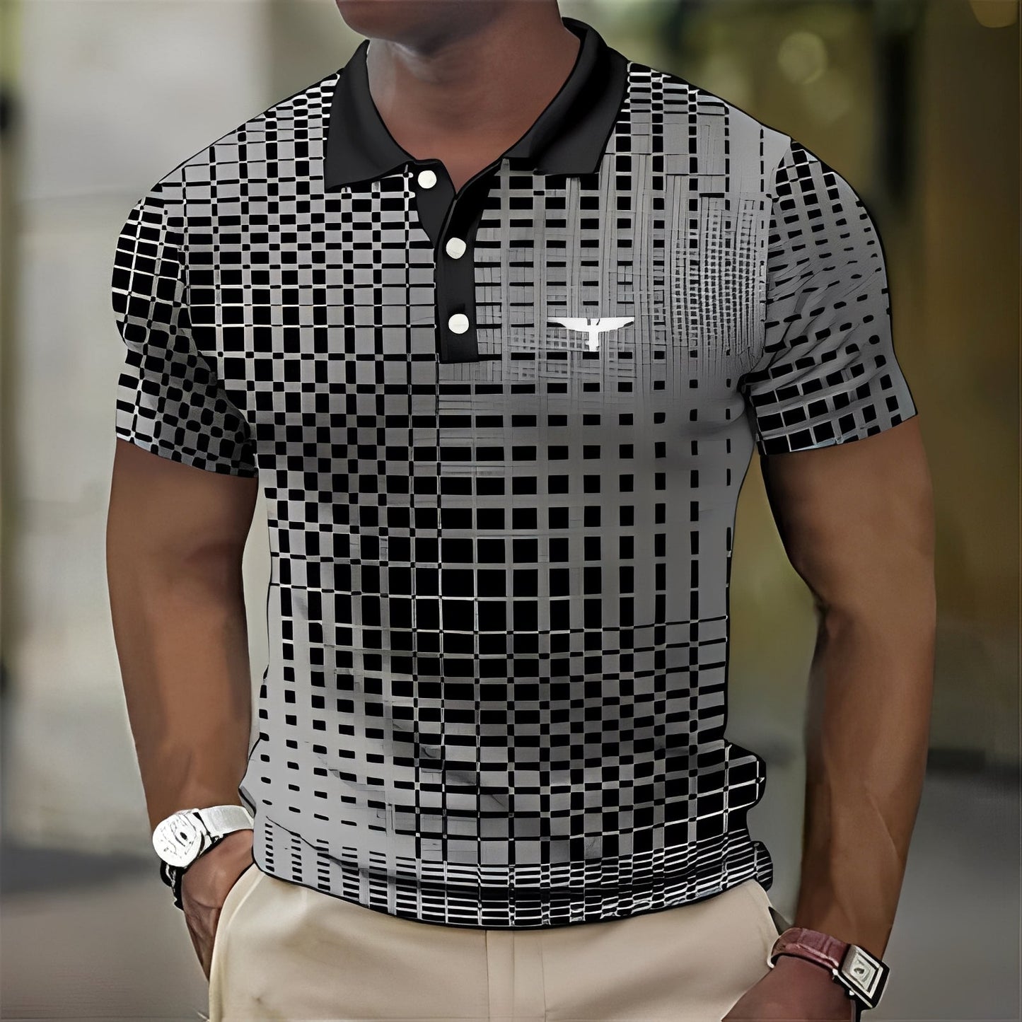 Polo Uomo Cotone Vestibilità Regular
