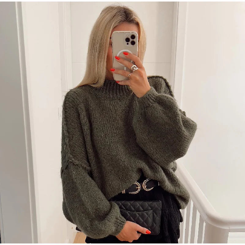 Maglione Donna Oversize in Maglia Morbida