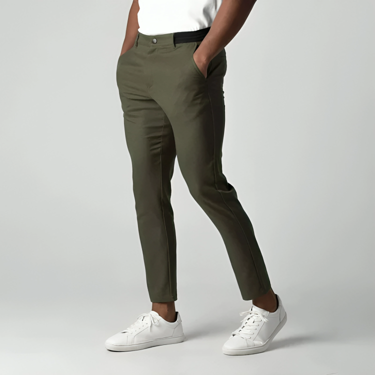 Pantaloni Chino Uomo Taglio Dritto