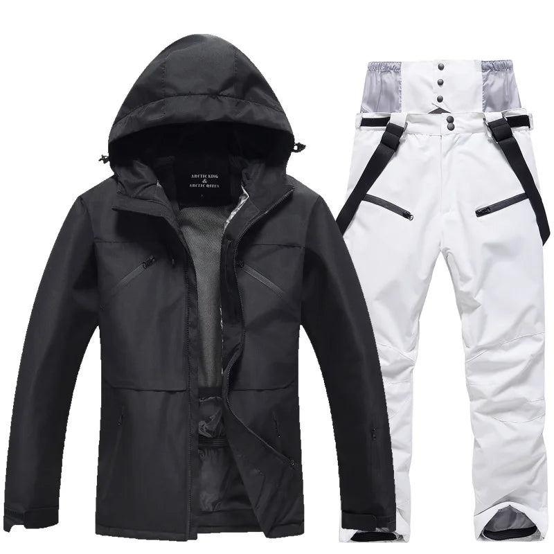 Tuta Sci Unisex Due Pezzi Giacca Pantaloni
