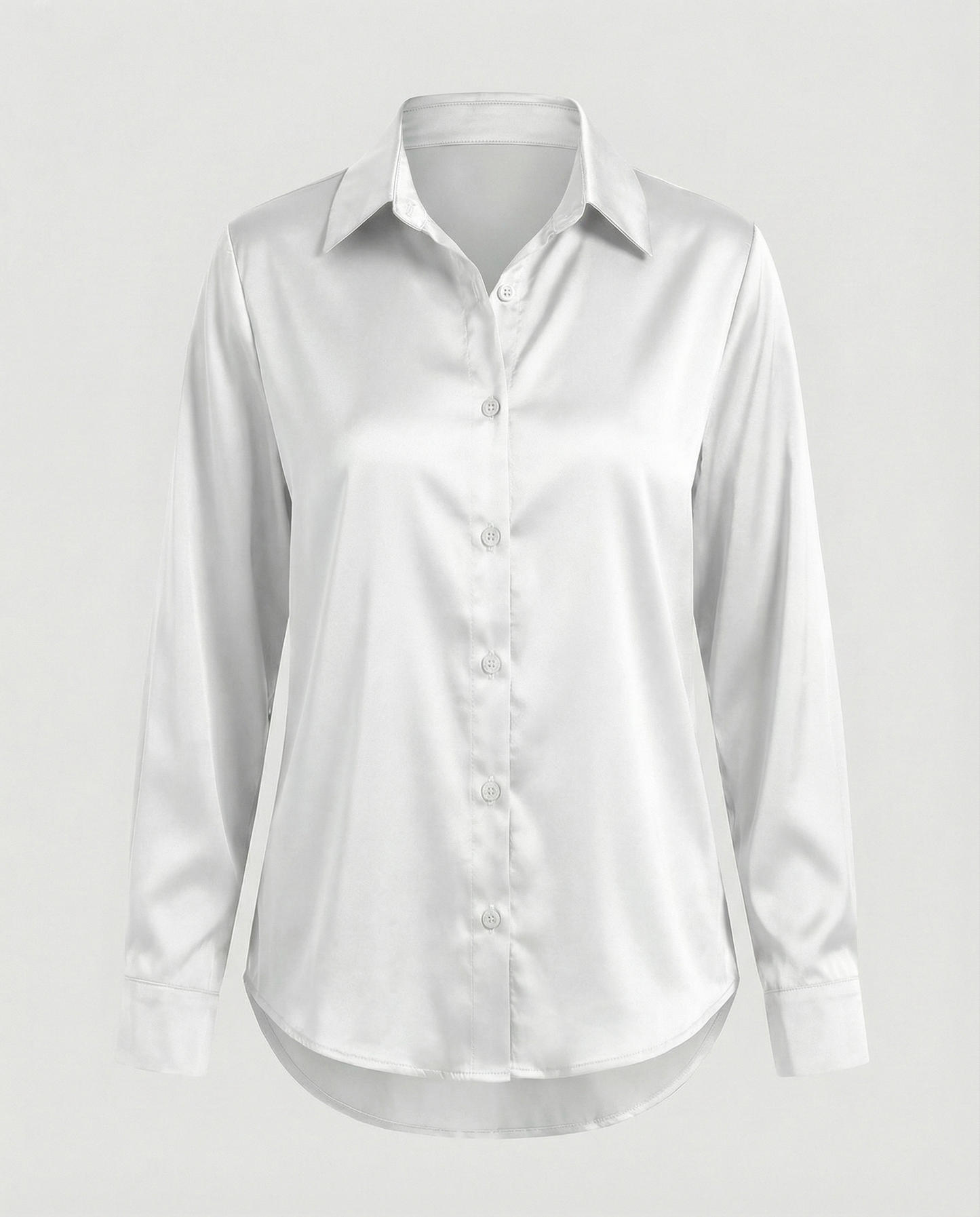 Camicia Donna in Raso Vestibilità Ampia