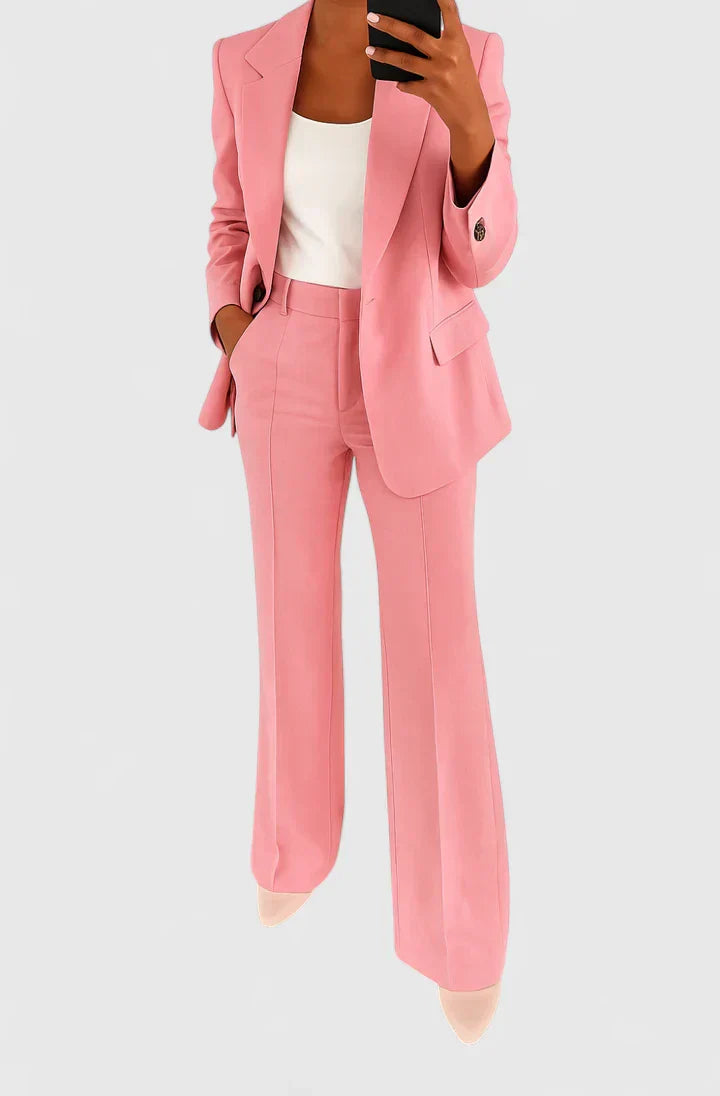 Completo Donna Blazer e Pantaloni Su Misura Elegante