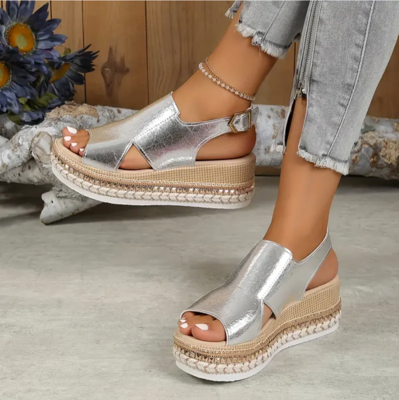 Sandali Zeppa Donna Casual