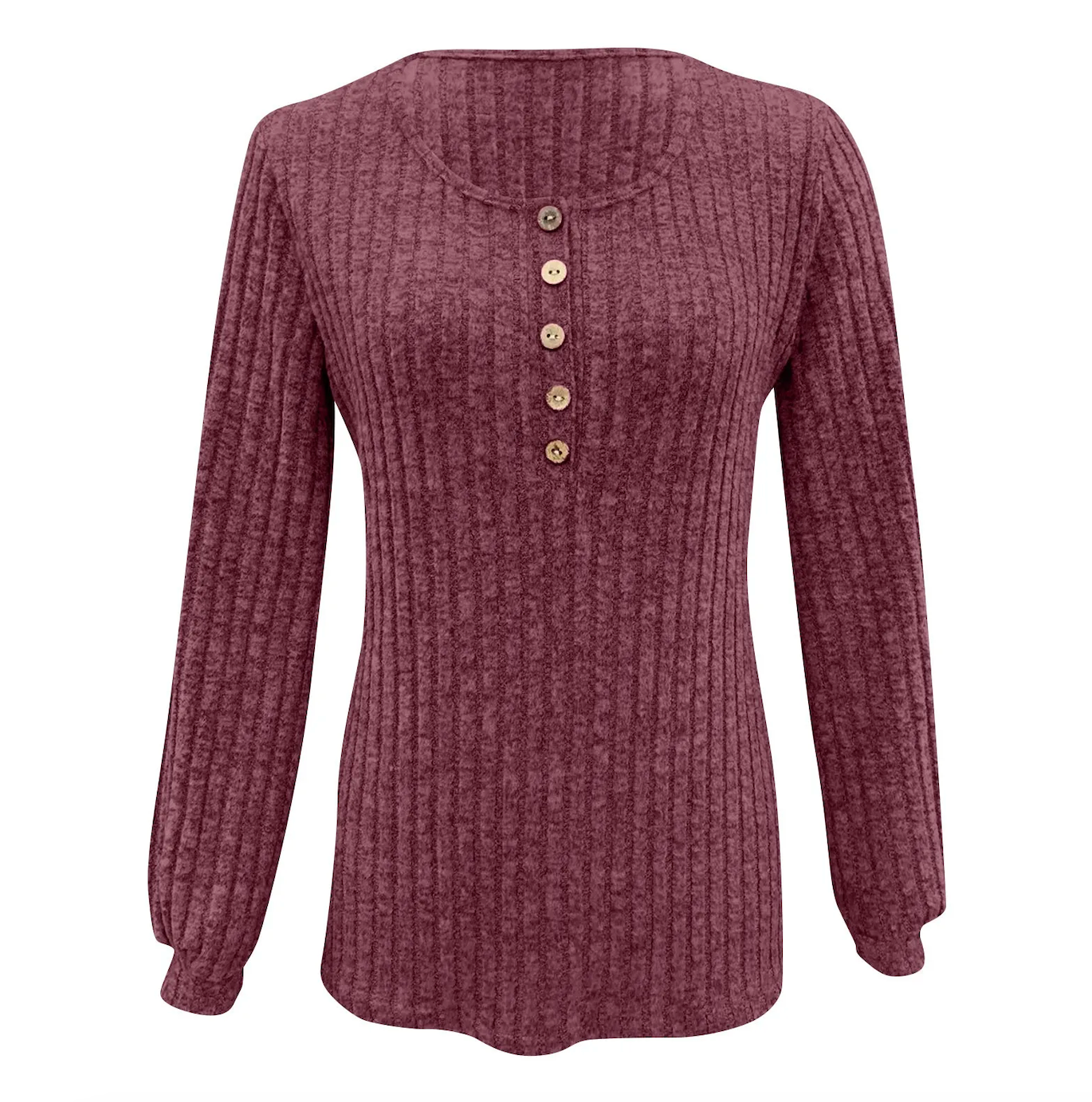 Donna in Maglia Testurizzata Slim Fit