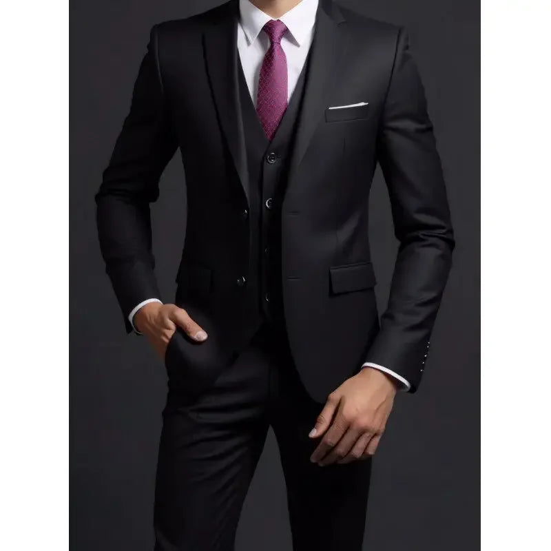 Sebastiano | Completo Uomo Tre Pezzi Slim Fit Due Bottoni 16