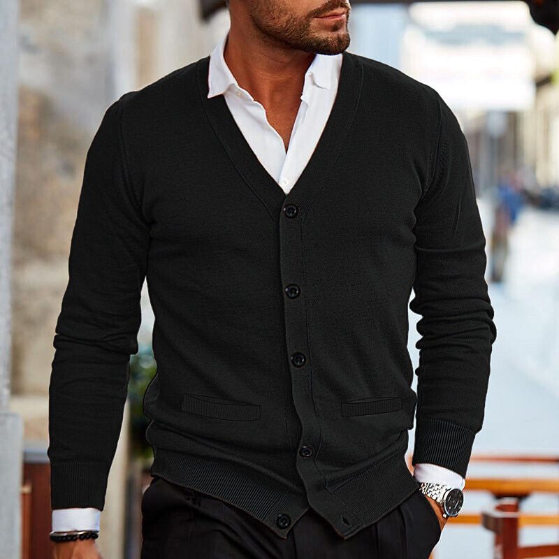 Cardigan Uomo Comfort Stile Classico