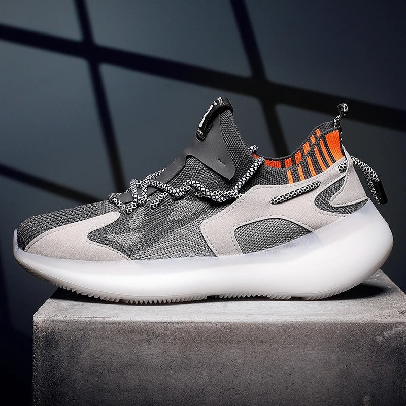 Sneaker Uomo Ortopediche in Mesh con Lacci