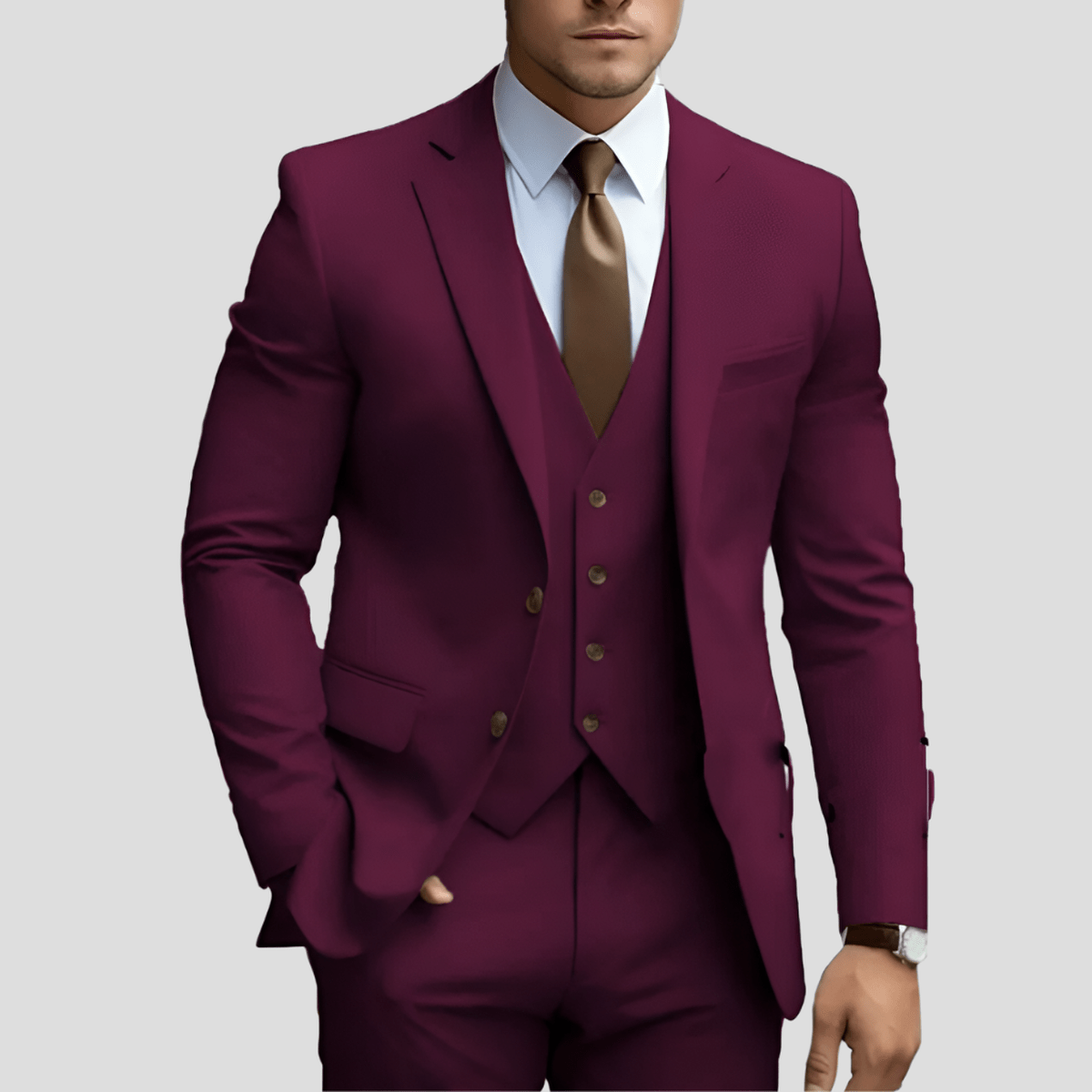 Completo Uomo Tre Pezzi con Gilet Classico