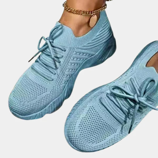 Sneakers slip-on da donna in mesh traspirante, le migliori scarpe da passeggio per le donne 4