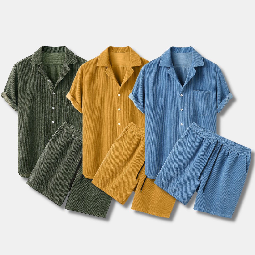 Completo Uomo Polo e Shorts Casual