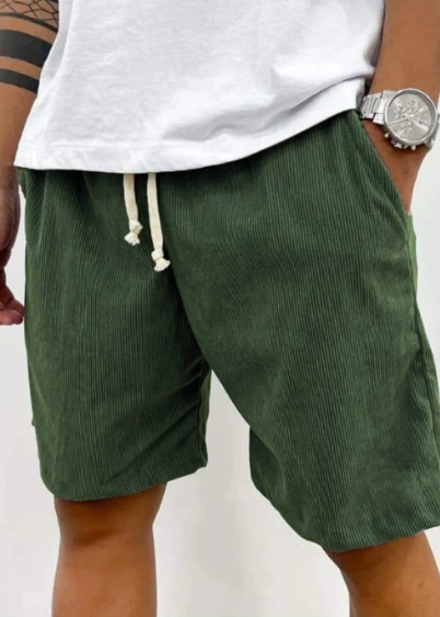 Pantaloncini Uomo Cotone con Coulisse Vestibilità Comoda