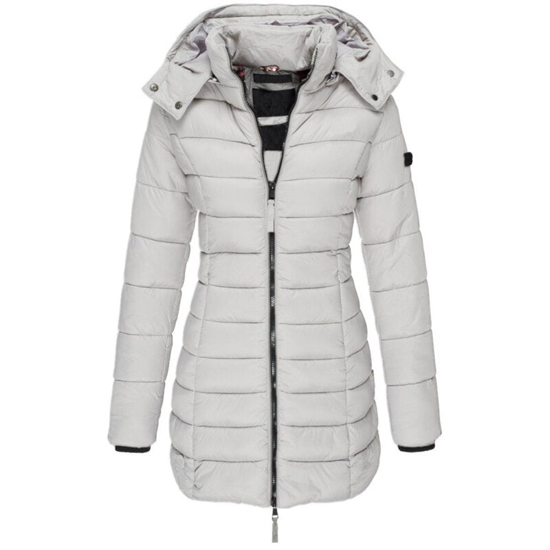 Giacca Invernale Donna Imbottita Modello Lungo