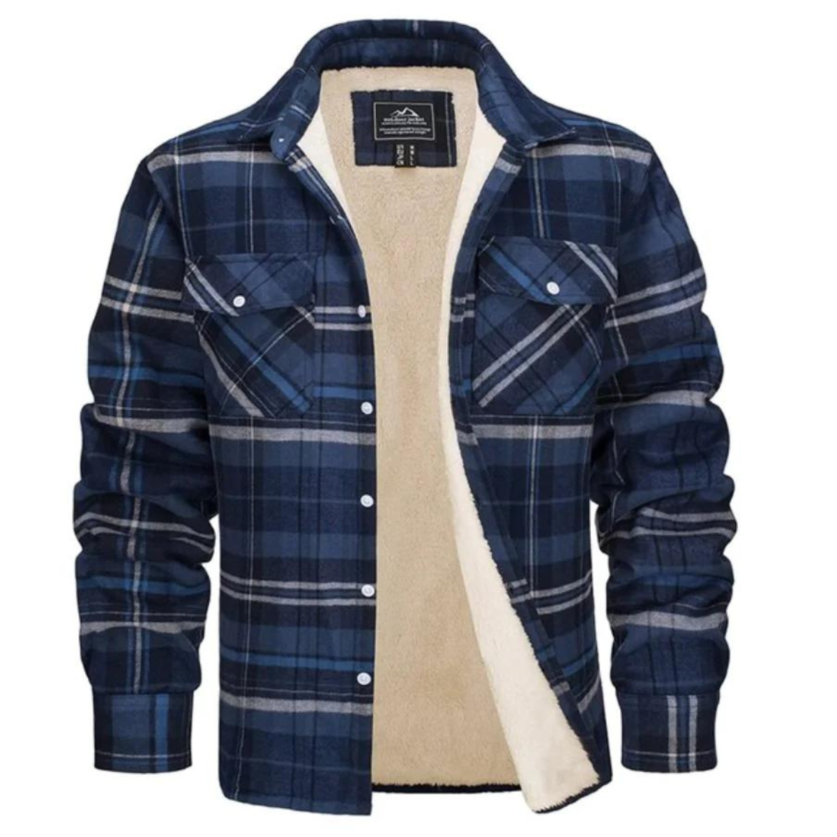 Giacca Invernale Uomo Stile Camicia Regular Fit