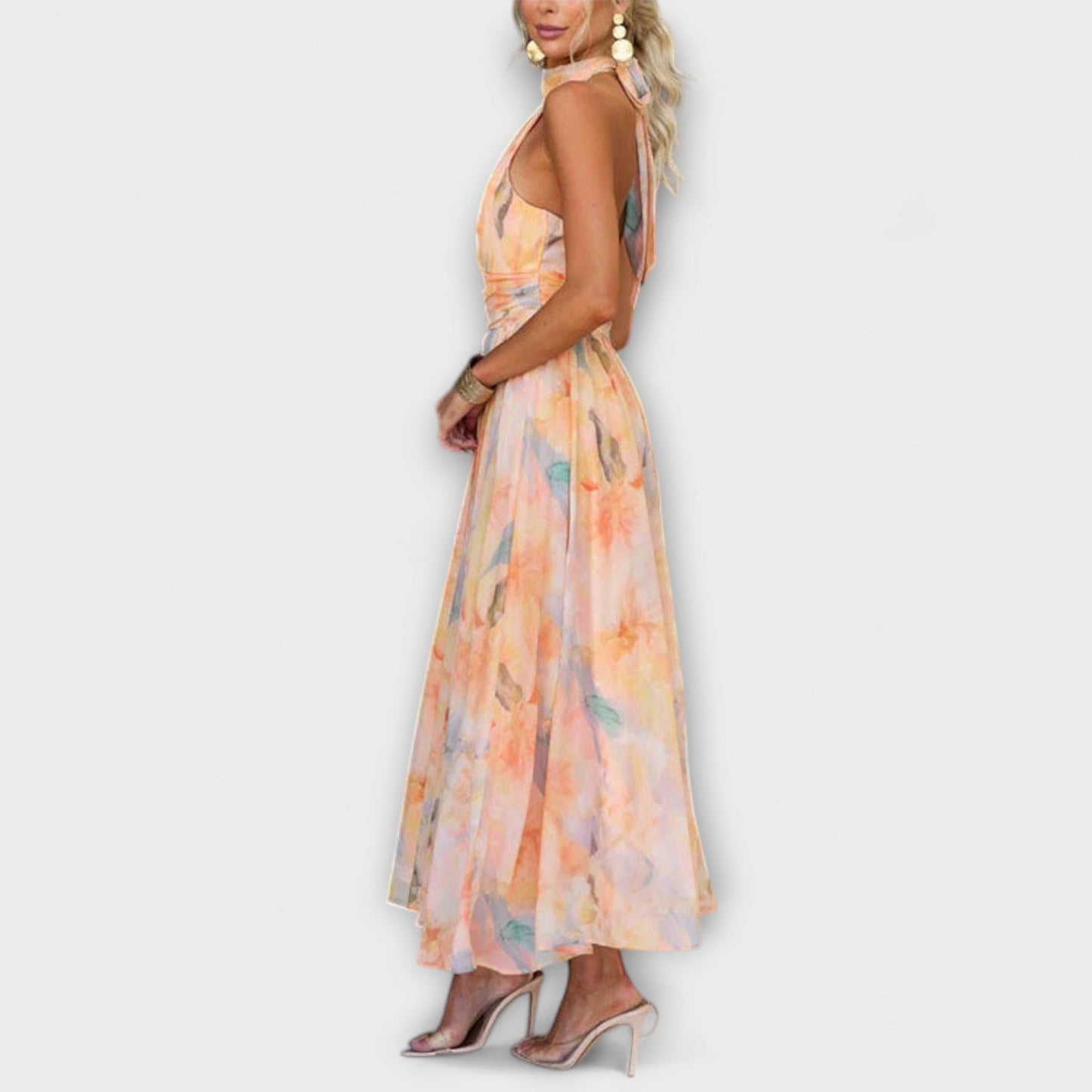 Abito Lungo Donna Elegante Cerimonia