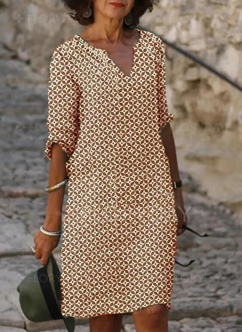 Abito Estivo Donna Fantasia Scollo a V