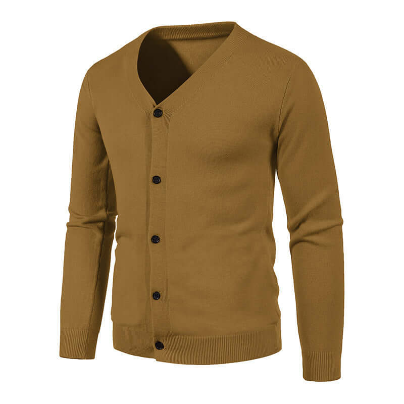Gilet Uomo Casual Spesso con Scollo a V Caldo Autunno Inverno