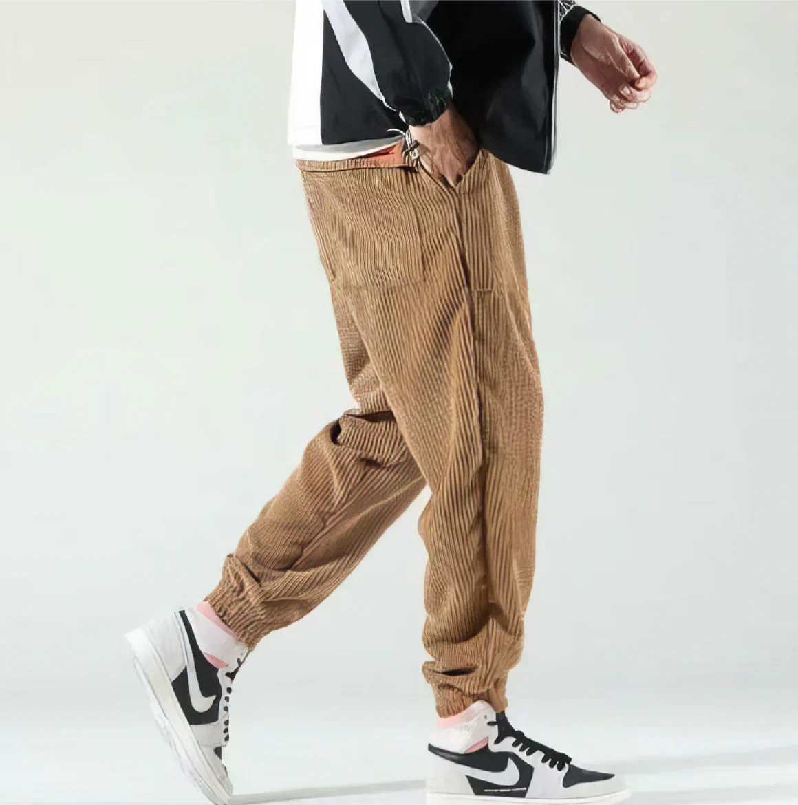 Pantaloni Uomo Taglio Largo Vestibilità Regolare