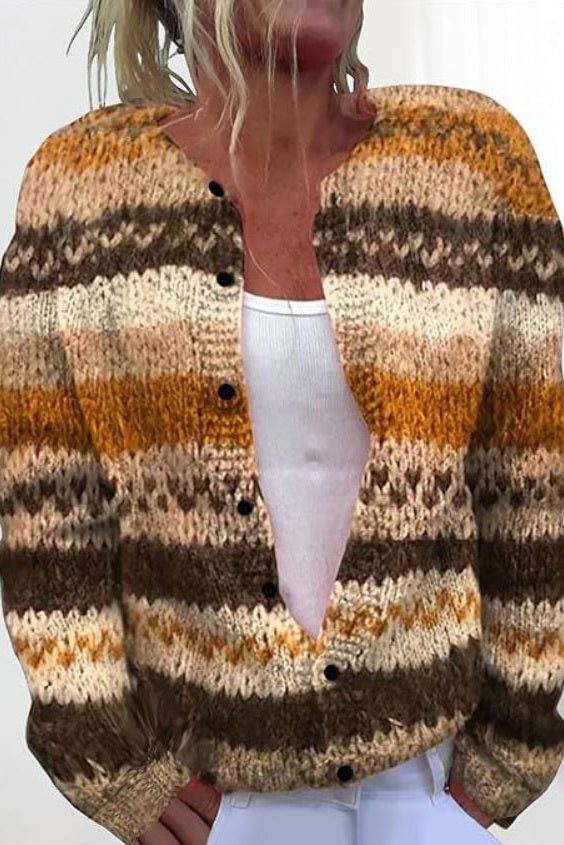 Cardigan Donna in Maglia Morbida Scollo Aperto - Brentozzi
