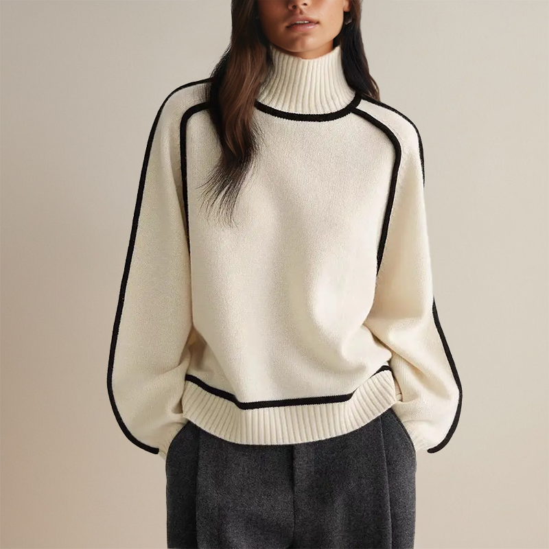 Maglione Donna Elegante in Maglia Design Classico
