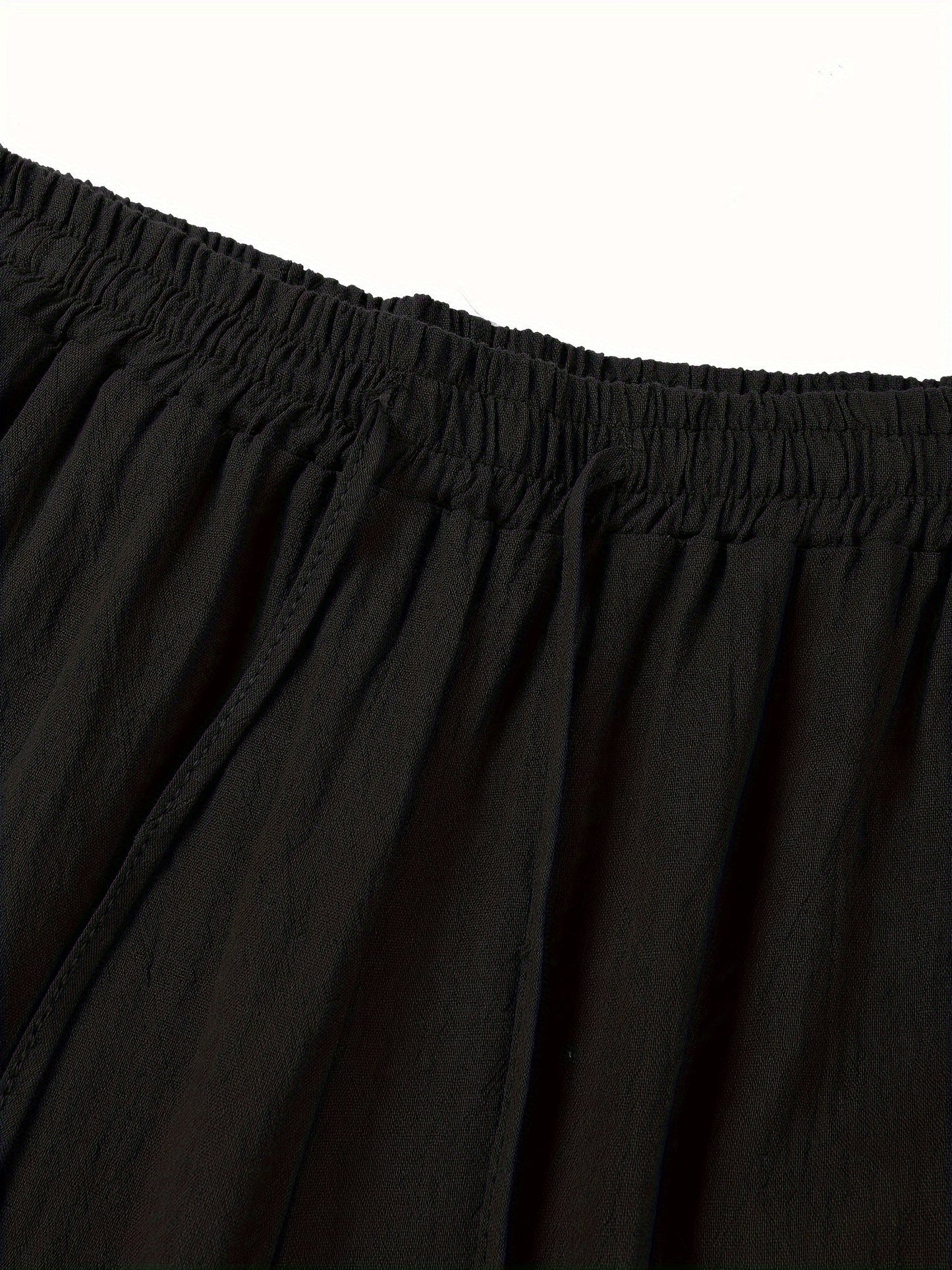 Pantaloni Lino Uomo Comfort Vestibilità Lunga