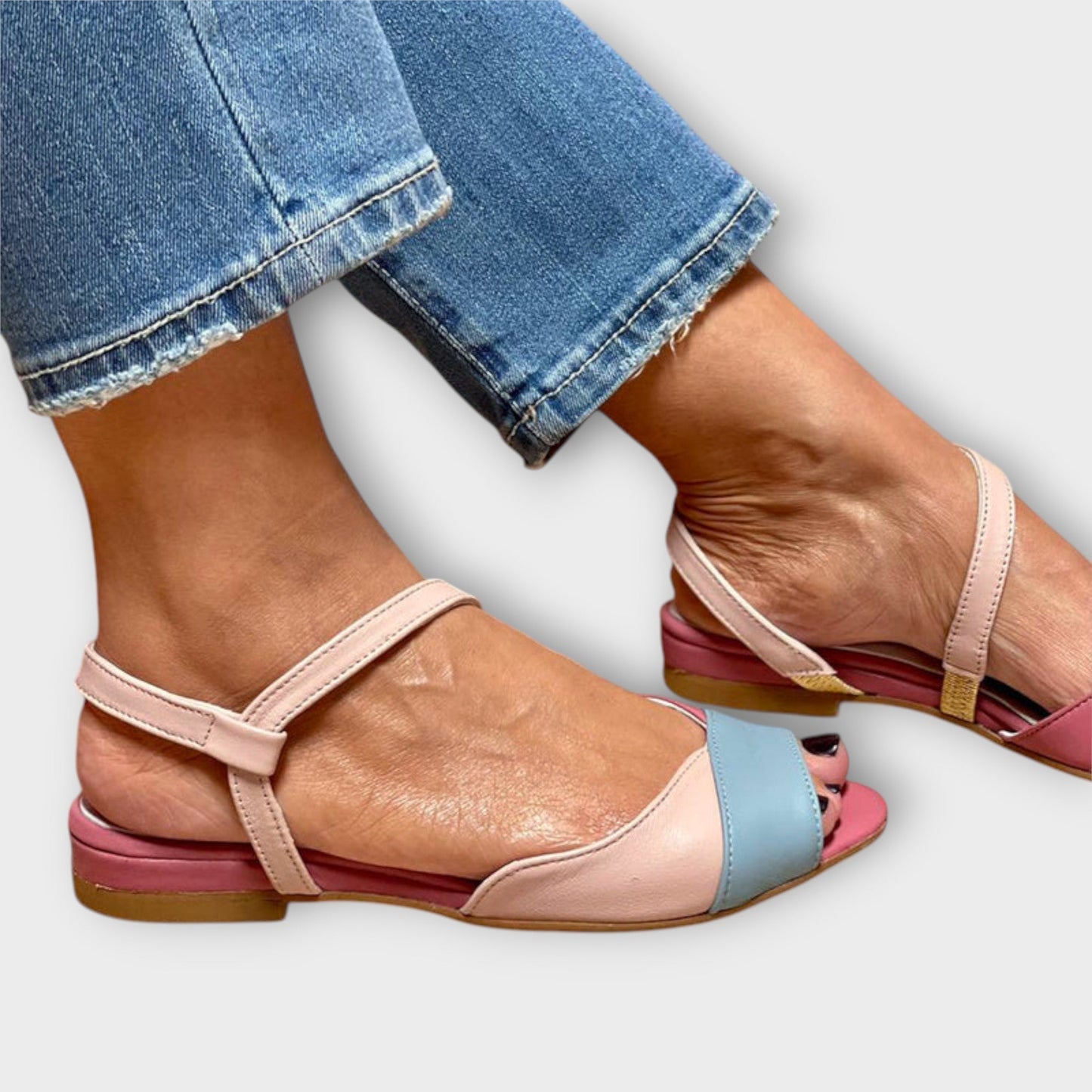 Sandali Donna Tacco a Blocco Comodi Eleganti