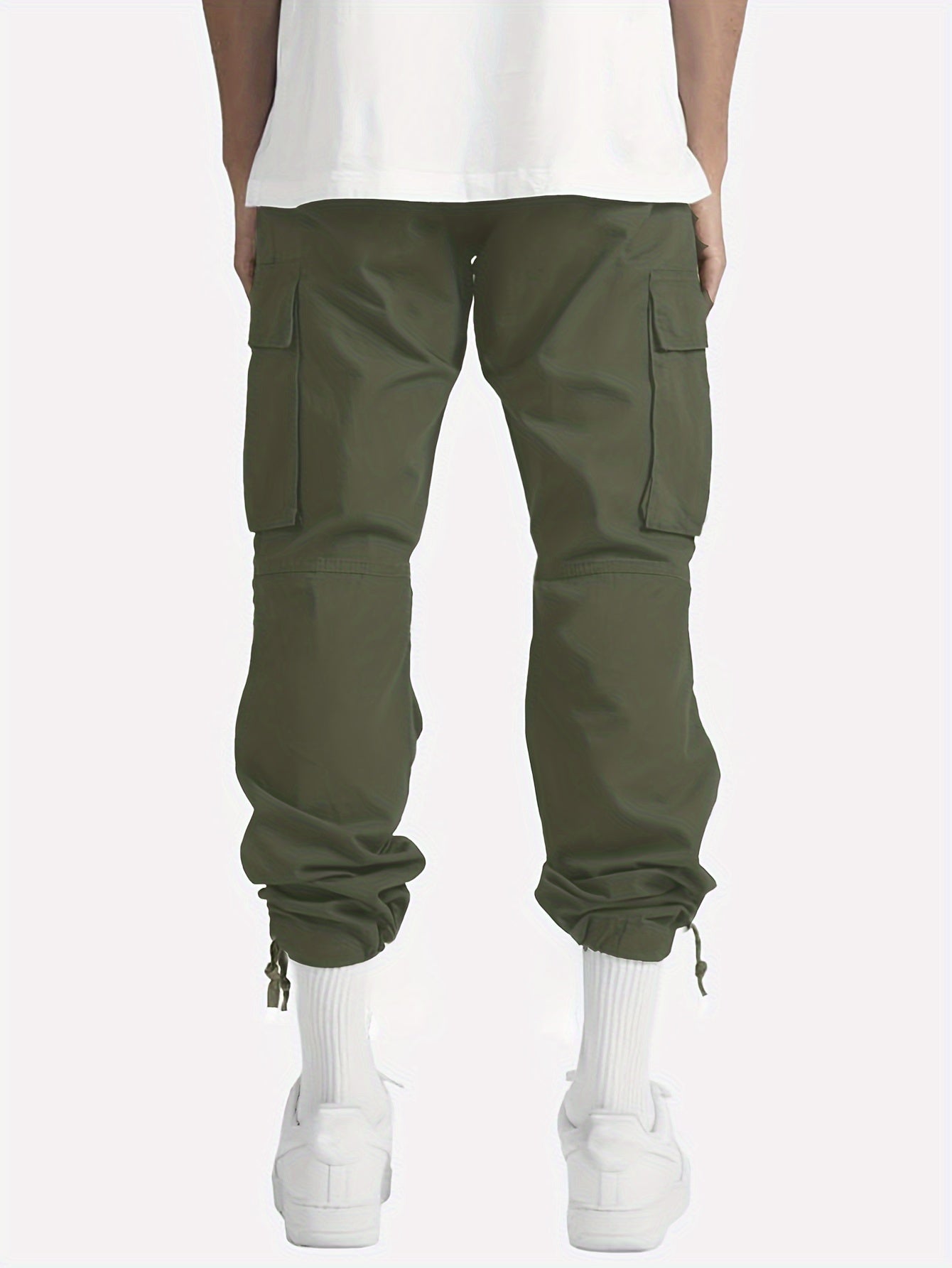 Pantaloni Cargo Uomo Baggy Lunghezza Lunga