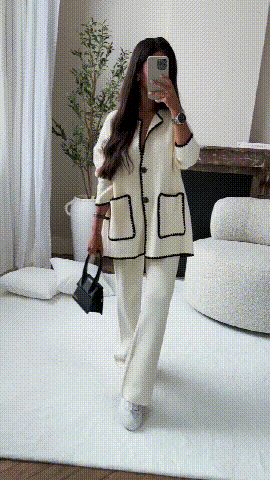 Completo Donna Elegante Giacca e Pantaloni Slim