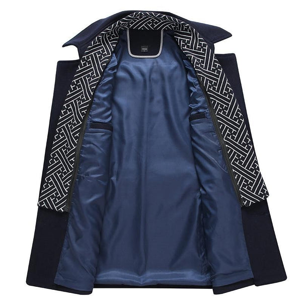 Cappotto Uomo Classico Stile Vintage Elegante
