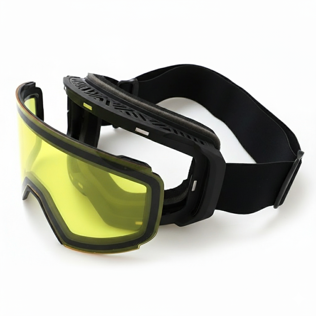 Maschera Sci Unisex Design Panoramico per Uso Alpino