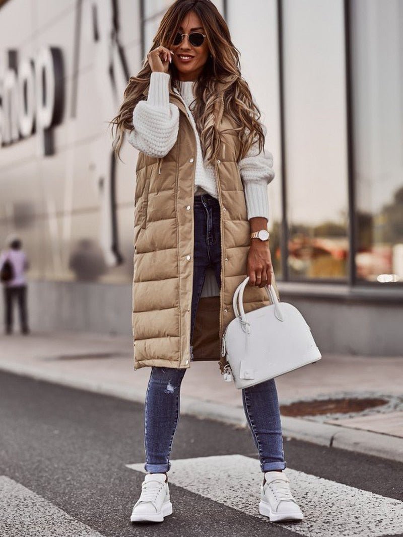 Gilet Donna Invernale Lungo