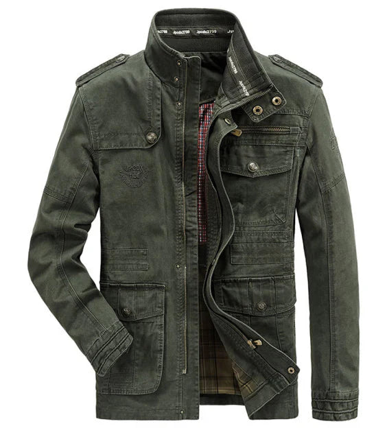 Giacca Uomo con Tasche Multiple Leggera e Resistente
