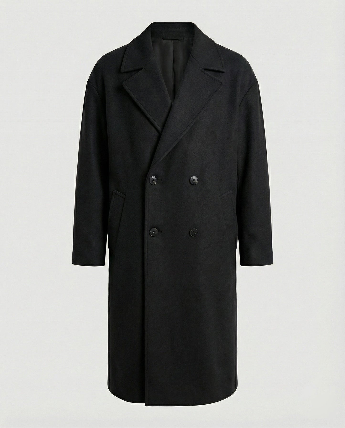 Cappotto Uomo Effetto Lana Stile Elegante