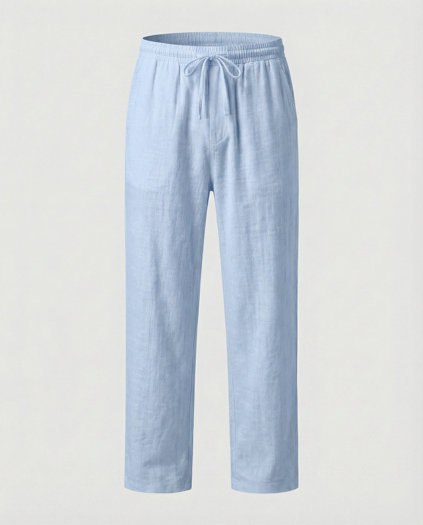 Pantaloni Lino Uomo Vestibilità Comoda