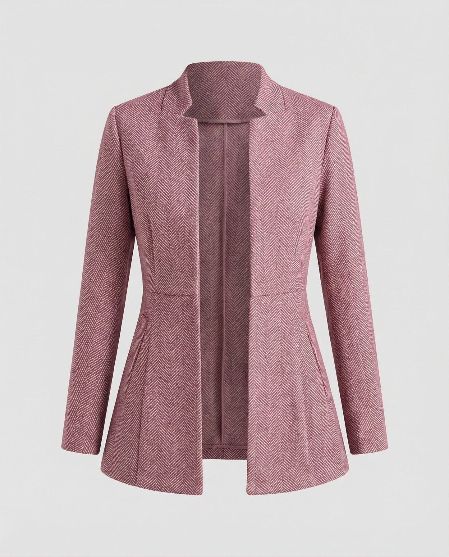 Blazer Donna Smanicato Motivo Pied de Poule Classico