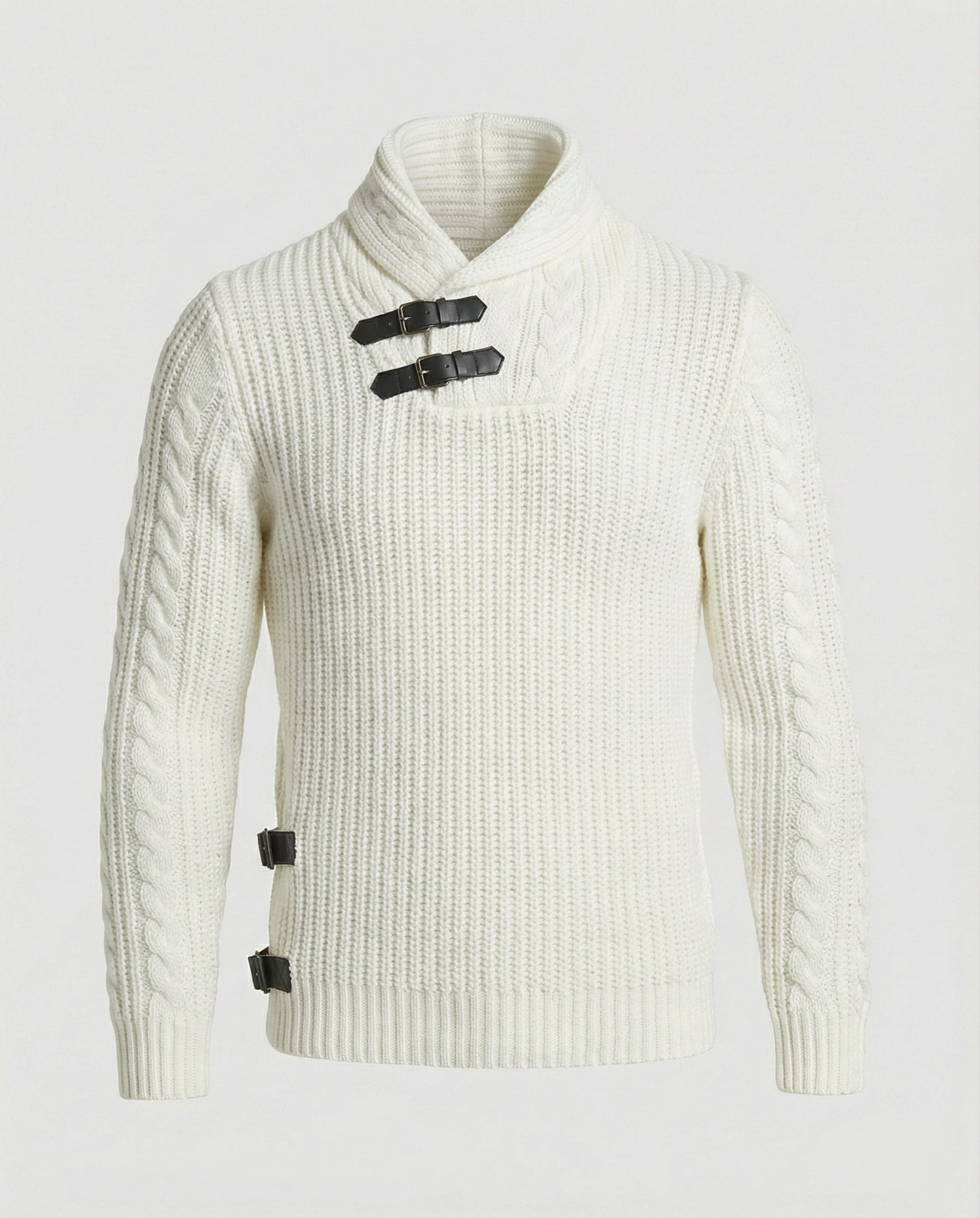 Maglione Uomo Maglia Asimmetrica Stile Casual