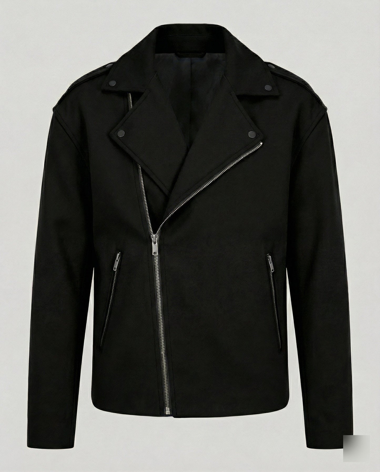 Gilet Uomo in Pelle Stile Biker