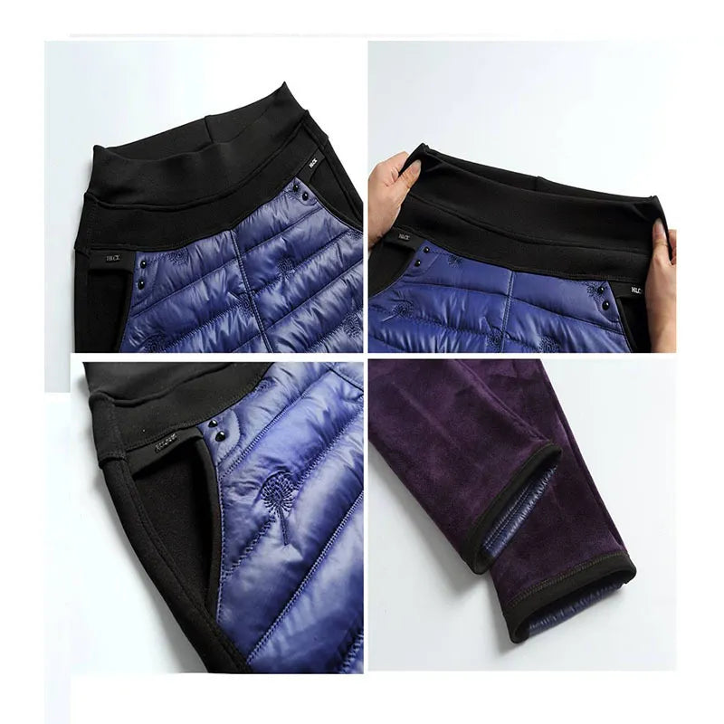 Pantaloni Neve Donna Imbottiti Caldi Vestibilità Comoda
